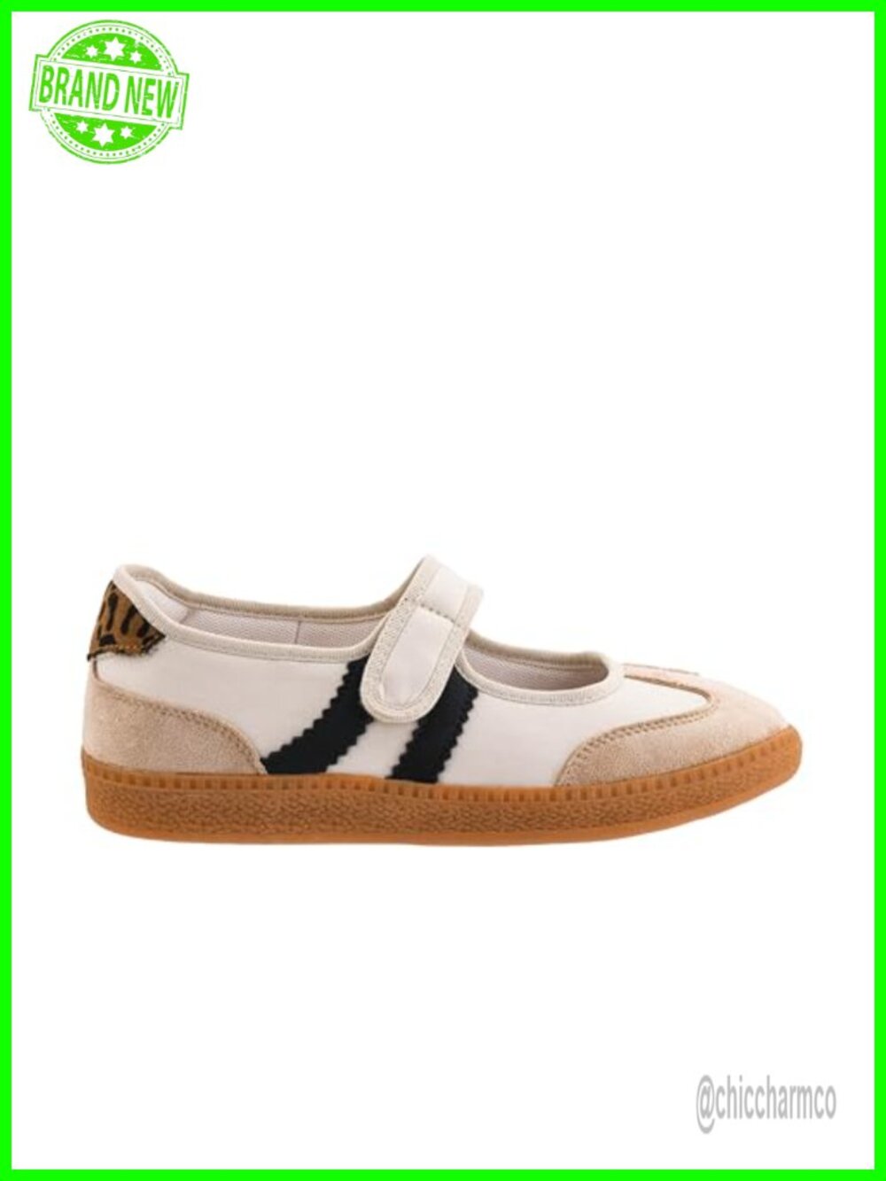 Corkys Mary Jane Sneaker Hook Loop Strap Cushioned Insole Gum Rubber Outsole